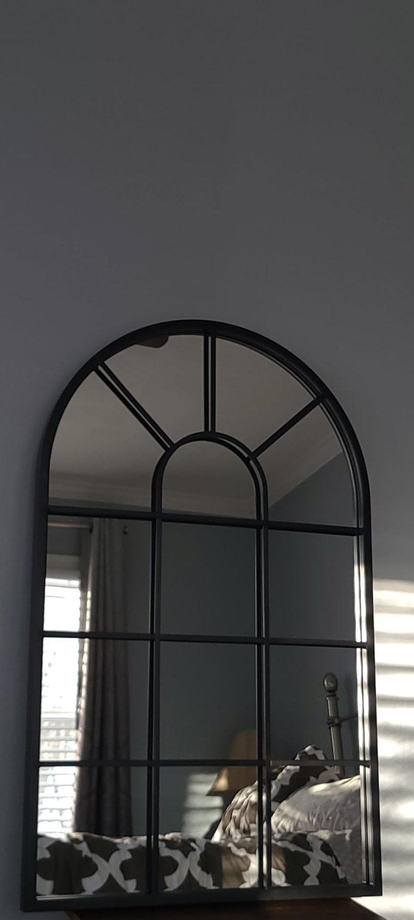 Customer photo 1 for Arch Window Pane Wall Mirror