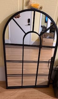 Customer photo 1 for Arch Window Pane Wall Mirror