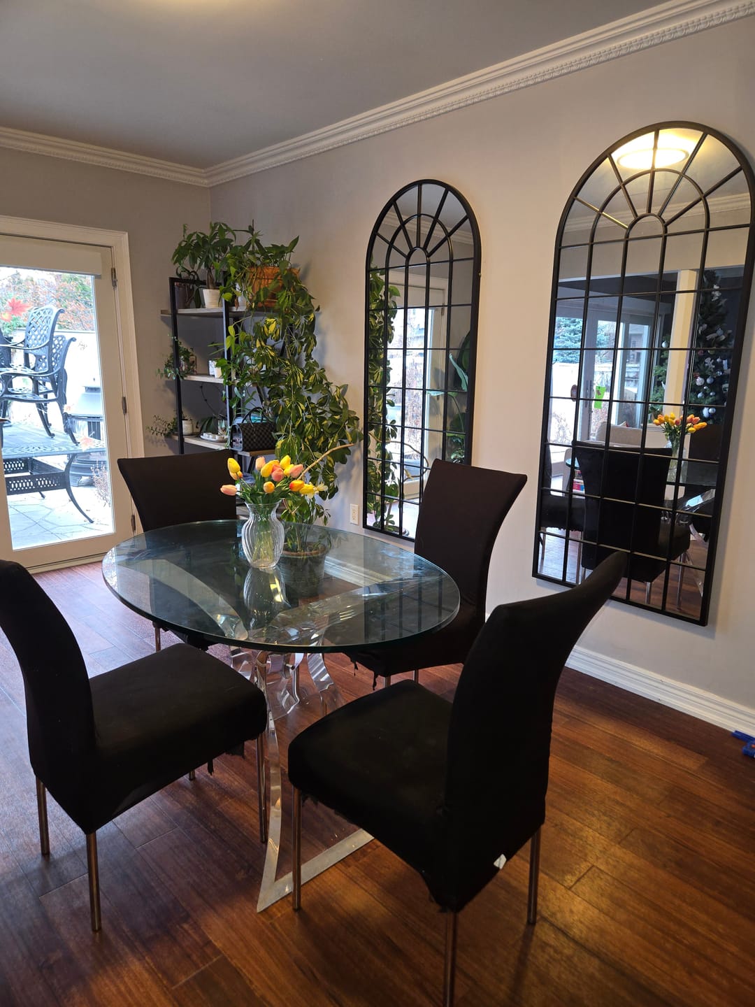 Customer photo 1 for Arch Window Pane Mirror